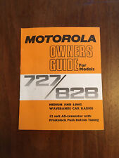 Motorola 727 828 Guide Jaguar Mk2 420 Bookpack Item.
