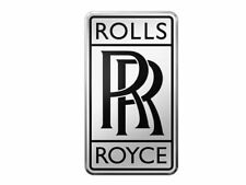 Vintage Rolls Royce Silver Black Color Car Radiator Small Rr Logo Emblem Badge
