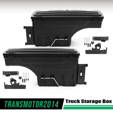Fit For Toyota Tacoma 2005-2020 Left Right Side Truck Bed Storage Box Toolbox