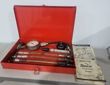 Vintage Snap-on Tools Compression Gauge Wred Metal Case Psi Usa
