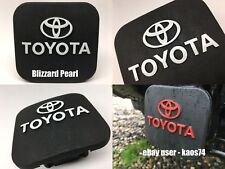 Toyota 4runner Trailer Hitch Plug Cover Decal - Blizzard Pearl