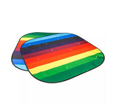 Rainbow Special Ed. Windshield Sunshades W Premium Swarovski Crystals. Pilot