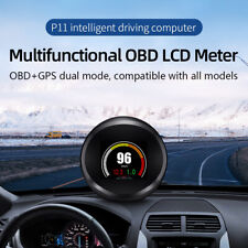 Universal Obd2 Gps Head Up Display On-board Computer Odometer Speedometer Alarm