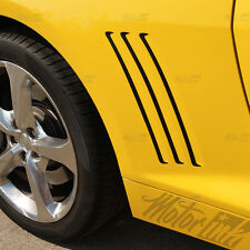 2014 2015 Chevy Camaro Side Vent Inserts Gill Rear Stripes Decals Graphics 2013