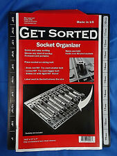 Tool Sorter Socket Organizer - Black - Get Sorted