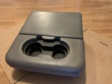 99-10 Ford F-250 F-350 Center Console Jump Seat Armrest Cupholder Grey Oem