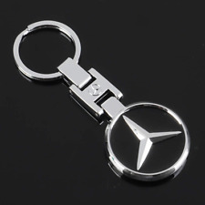 Mercedes-benz Amg 3d Chrome Keyring Luxury Keychain High Quality Key Ring Gift