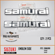 X2 Genuine Suzuki Samurai Sj413 Sj413q Side Emblem Badge Decal Logo 77815-83060