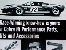 1967 Ford Cobra Kit Original Ad Gt-40427428289v8shelbygt500mustangdecal