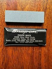 Vintage Snap On Tools Promo Sharpening Stone With Original Case Never Used