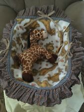 Cozy Doll Display Baskets By Sandee Giraffe Safari Reborn Adora Middleton