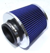 3 Cold Air Intake Filter Cone Dry Air Filter Turbo Application Universal Blue