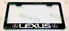 Lexus Wlogo Laser Style Stainless Steel License Plate Frame W Bolt Caps