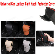 Universal Car Leather Manual Automatic Shift Knob Protector Gear Shifter Cover