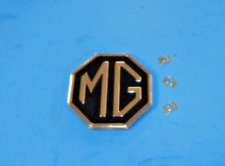 New Mg Trunk Badge Emblem Mgb Mg Midget 1970-80 Plastic W 3 Fixes To Attach