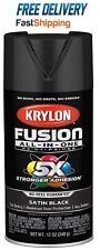 Krylon Fusion All-in-one Spray Paint Matte Black 12 Oz Matte Black Spray Paint