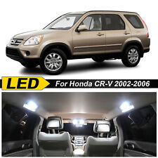 White Interior Led Lights Package Kit For 2002 - 2004 2005 2006 Honda Crv Cr-v