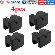 4pcs Jack Support Slotted Frame Rail Floor Rubber Jack Pad Adapter Universal Car