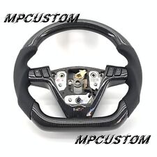 Mpcustom 100 Real Carbon Fiber Steering Wheel Fit For Cadillac Cts V 2005-2007
