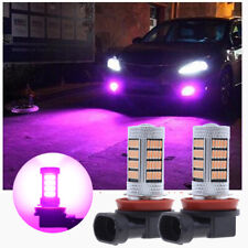 2 Pack H11 H8 Purple Pink High Power 92smd Led Bulbs For Car Truck Fog Lights