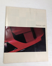 1986 Pontiac Dealership Sales Brochure- Fiero Grand Am Firebird 6000 - 53 Pgs