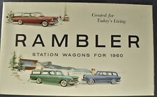 1960 Rambler Station Wagon Brochure Ambassador Cross Country Custom American 60