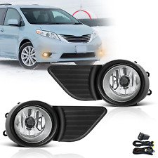 Fog Lights Assembly For 2011-2017 Toyota Sienna With Wiring Switch