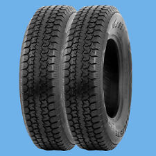 Set 2 Premium St21575d14 Trailer Tires 215 75 14 Heavy Duty 6ply Load Range C
