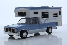1985 Gmc Sierra 2500 Camper Special Pickup Rv Truck 164 Scale Diecast Model Blue