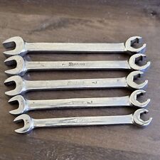 Snap-on Usa Rxs605 5 Piece Set 38 To 58 Sae Flare Nut Open-end Wrench Set