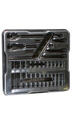 Snap-on Tools 38 Metric 29pc General Service Socket Tray Only - Black Pakty454