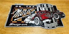 Vintage Snap On Tools On The Move Hot Rod Foil Decal New Old Stock