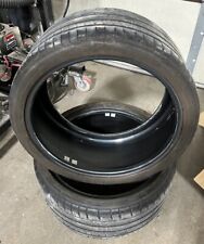 Pair Of Used 28530zr20 Michelin Pilot Super Sport Zp Tires 532 Tread Depth