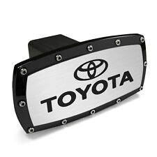 Toyota Logo Black Trim Billet Aluminum Tow Hitch Cover