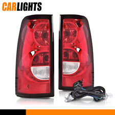 2x Tail Lights Fit For 2003-06 Chevy Silverado 1500 2500 3500 Hd Rear Brake Lamp