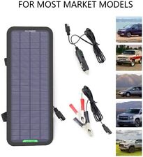 18v 5w Portable Solar Panel Battery Charger Maintainer For Automotive Motorcycle