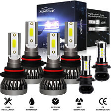 6k Led Headlight Fog Light Kits For 2003-2006 Chevy Silverado 1500 2500 3500 Hd