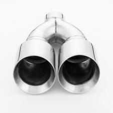 Twin 4.5 4-12 Out Exhaust Tip 3 In 12 Long Dual Wall 304 Stainless Steel