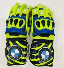 Bmw Motorcycle Leather Racing Gloves Motorbike Riding Gloves All Sizes