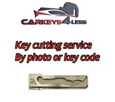 A Cutting Service - Laser Car Key Cutting By Photo Or Key Code