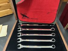 Snap-on Collector Wrench Set Series 24k Gold Engraved 5 Piece Wrench Set