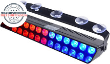 Led Blue Red Emergency Strobe Dash Lights For Police Cars Law Enforcement Veh...