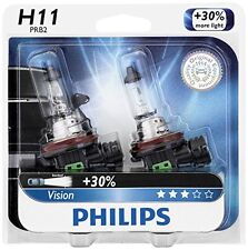 2x Philips H11 Upgrade Extra Bright Vision 12362 Halogen Light Bulb Germany Beam