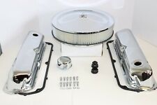 Sb Ford Chrome Engine Dress Up Kit Valve Covers Air Cleaner Gaskets Sbf 289 302