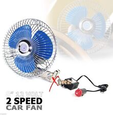 8 12 Volt 2 Speed Auto Cooling Ocillating Air Fan For Truck Car Boat
