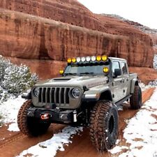 Kc Hilites 21-22 Fits Jeep Wrangler Gladiator Mojave Gravity Led Light Bar Kit