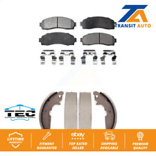 Front Rear Ceramic Brake Pads And Drum Shoe Kit For Saturn Vue Chevrolet Equinox