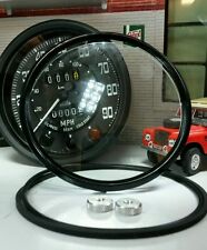 Land Rover Series 1 2a 3 Smiths Gauge Reconditioning Kit Glass Seal Black B...