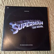 1978 Warner Bros Dc Comics Superman Movie Soundtrack Vinyl Record Double Album