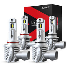 Lasfit 9005 9006 Led Headlight Bulbs Combo High Low Beam 6000k Super Bright 4pcs